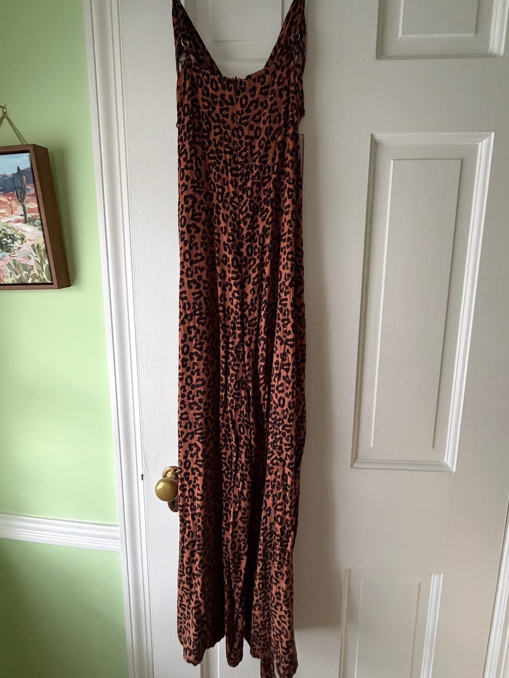 American eagle leopard jumpsuit small - Picture 3 of 6